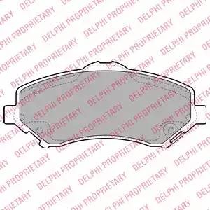 LP2143 колодки дисковые п.\ Jeep Wrangler 2.8CRDi/3.8 V6 07> LP2143 DELPHI