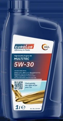 Масло моторное EUROLUB MULTITEC A5/B5 5W30 синт.1л 214001 EUROLUB
