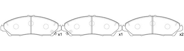 Колодки дисковые Acura MDX 15 - наст.время / Honda Pilot BP28006 BP28006 SB NAGAMOCHI