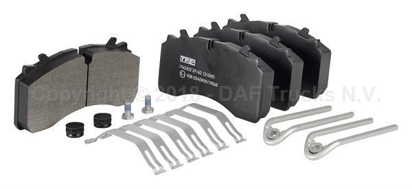 Колодки тормозные 29162 210x110x31 Wabco PAN 22-1 Schmitz/SAF 1962432 DAF TRP