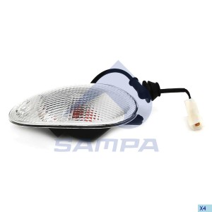 Фонарь габаритный белый левый Iveco 062080 SAMPA