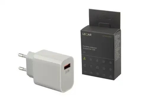 Зарядное устройство для мобильных устройств (1 выход USB) LECAR000165209 LECAR