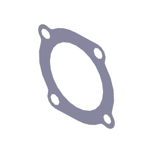 Прокладка глушителя (круглая) к турбокомпрессору (ТКР) ЯМЗ-536 536.1118258-10 YAMZ