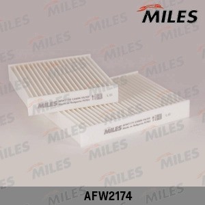 Фильтр салона Peugeot 207 06/ CITROEN C3 09 (FILTRON K1179-2X, MANN CU21000-2) A AFW2174 MILES