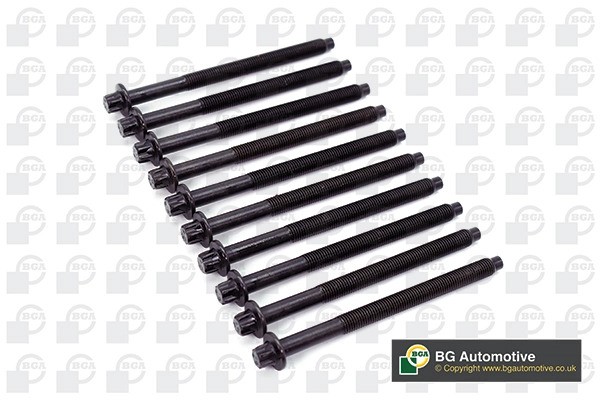 к-кт болтов ГБЦ! 10шт.\ Citroen C3, Peugeot 307 1.4HDi 16V 01> BK3339 BG AUTOMOTIVE