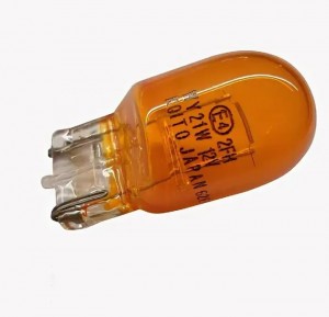 Лампа подсветки PY21W 12V 21W "Маяк" (желтая)  10шт 61213 ORANGE MAYAK