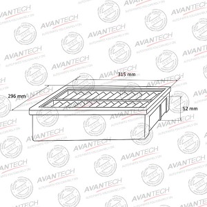 Фильтр воздушный Avantech AF0175 AVANTECH