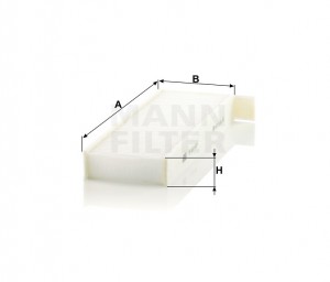 Фильтр воздушный салона PEUGEOT Partner (08-),3008 CITROEN Berlingo (08-),C4 (2ш CU29003-2 MANN FILTER