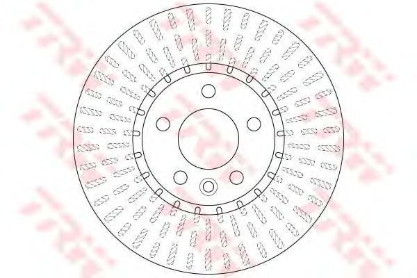 Диск тормозной передний VW TRANSPORTER V DF6499S DF6499S TRW