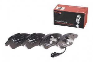 Колодки тормозные VW Passat (05-) SKODA Octavia (04-) передние (4шт.) BREMBO P85075 BREMBO