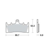 Колодки дисковые MCB659 MCB659 TRW LUCAS