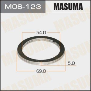 кольцо глушителя уплотнительное!(м) 54х69\ MOS-123 MASUMA