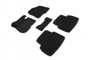Коврик салона HYUNDAI ix35 (10-15) 3D 3-х слойная конструкция черный (5 предм.)  82158 SEINTEX