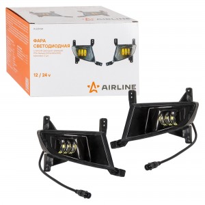 Фара светодиод, четкая свет.граница, 27W Бел, 200х140х200 с рамкой, кмпл 2 шт. ( ALED084 AIRLINE