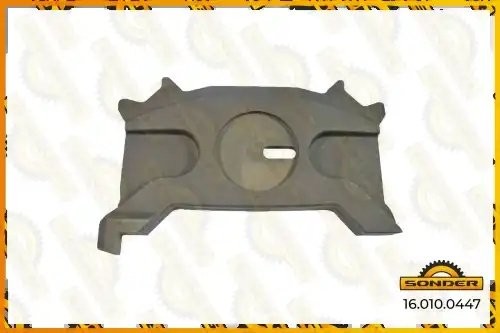 Аналог 15485. РМК суппорта WABCO PAN 19, MAXX 22T Пластина прижимная с пазом, ле 160100447 SONDER