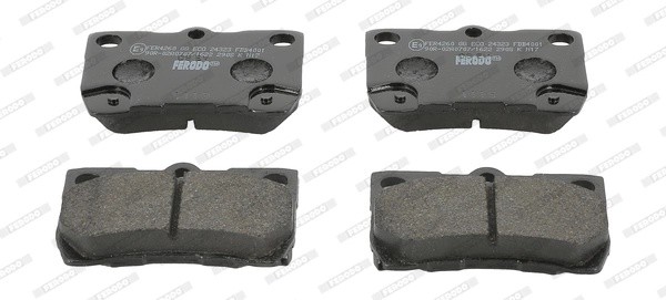 Колодки торм.зад. FDB4001 FERODO