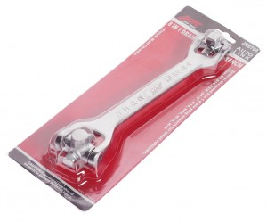 Ключ для маслосливных пробок 8 в 1 (S8,S10,S3/8",S1/2",H10,H12,H14,H17) JTC JTC-JW0709 JTC TOOLS