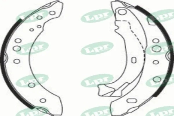 Комплект тормозных колодок 08150 08150 LPR