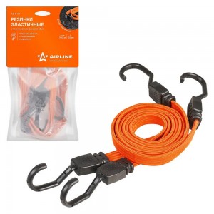 Жгут крепления груза эластичный 1мх18мм (2шт.) AIRLINE AS-R-09 AIRLINE