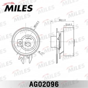 Ролик ремня ГРМ VW GOLF 3 1.4-1.6 (INA 531025230) AG02096 AG02096 MILES