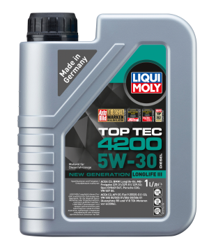 2375 LiquiMoly Синт-ое мот.масло Top Tec 4200 5W-30 Diesel New Generation C3 (1л 2375 LIQUI MOLY