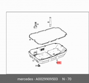 Болт М6 MERCEDES-BENZ A002 990 95 03 A 002 990 95 03 MERCEDES BENZ