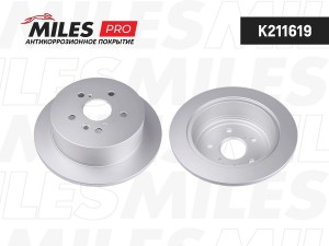 Диск тормозной (серия PRO с антикоррозионным покрытием) LEXUS RX300/RX330/RX350/ K211619 MILES