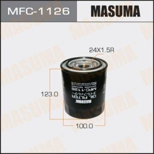 фильтр масляный!\ Toyota Land Cruiser 2.4D-4.2TD 85>/Avensis 99> MFC1126 MASUMA
