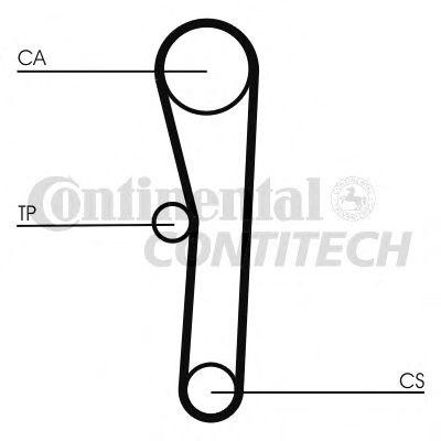 Комплект ремня ГРМ CT1008K1 CT1008K1 CONTITECH