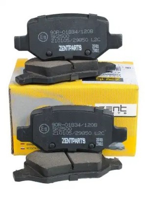 колодки дисковые задние!\ MB W168 1.9/2.1 99>/Vaneo 1.6i-1.7CDi 01> Z07431 ZENTPARTS