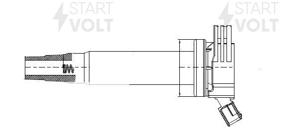 Катушка зажигания Lexus RX (03-),Toyota Highlander (01-) 3.3i SC 1905 SC 1905 START VOLT