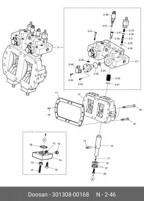 301308-00168 Датчик 301308-00168 DOOSAN