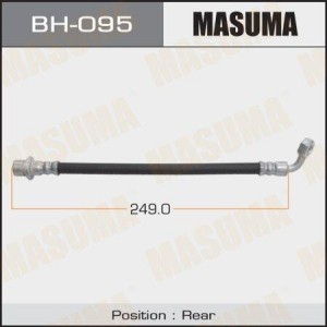 шланг тормозной задний правый!\ Toyota Land Cruiser 4.7/3.0-4.2TD 98-08 BH-095 MASUMA