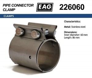 Хомут глушителя VW Passat (06-11) EAG 226060 EAG