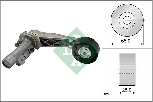Натяжитель ремня CITROEN C4 I-II, C5 III, PEUGEOT 207, 308, 208 534031810 534 0318 10 INA