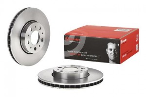 Диск тормозной VOLVO C70 (00-05),S60 (00-09),V70 (96-07) передний (1шт.) BREMBO 09.8633.10 BREMBO
