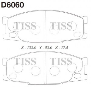 D6060 колодки дисковые передние!\ Mitsubishi Canter 94> D6060 MK KASHIYAMA