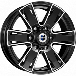 КиК Севенна 17.0 / 7.0J PCD 6x139.70 ET 38.00 ЦО 67.10 Литой / Черный с полирова 67736 K K