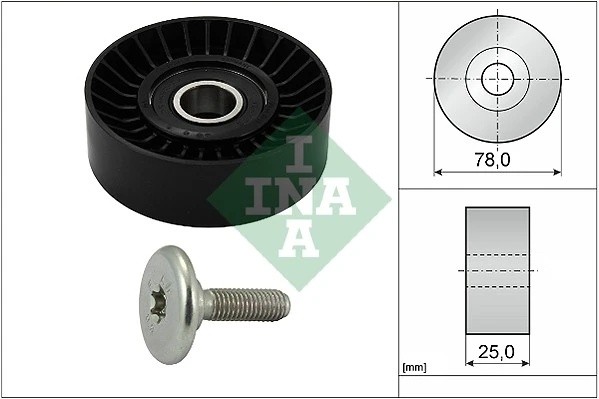 Ролик обводной PEUGEOT 406, 407 (-10247) 532043910 532 0439 10 INA