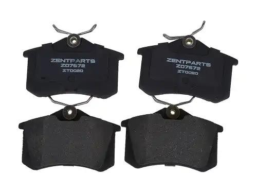 колодки тормозные дисковые! Renault Clio/Megane, Peugeot 207/208 1.2-2.0i/1.5-2. Z07672 ZENTPARTS
