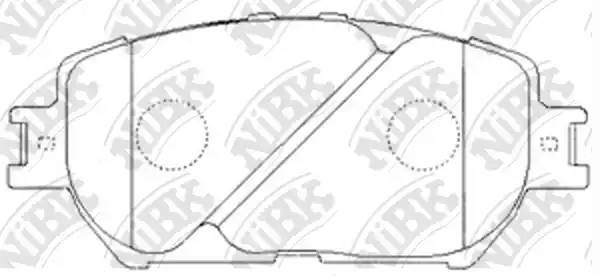 Колодки передние (TOYOTA CAMRY (_V30_) 2.4/3.0 0104) PN1479 PN1479 NIBK