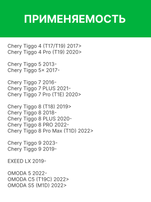 Фильтр воздушный салона CHERY Tiggo EXEED LX OMODA CS (22-) угольный RAF FILTER RSTC039KAY RAF FILTER