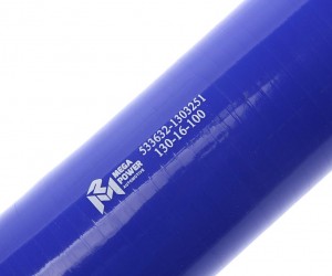 Патрубок МАЗ радиатора угловой (L=280мм,d=60) силикон MEGAPOWER 13016100 MEGA POWER