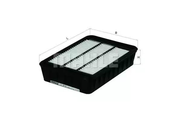 Фильтр воздушный MITSUBISHI Lancer 10 (08-),Outlander (07-) CITROEN C-Crosser MA LX2616 MAHLE KNECHT