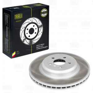 Диск торм. BMW 5 (G30) (16-)/X3 (G01) (17-)/X4 (G02) (18-) перед. d=348 (окраш.) DF190438 TRIALLI