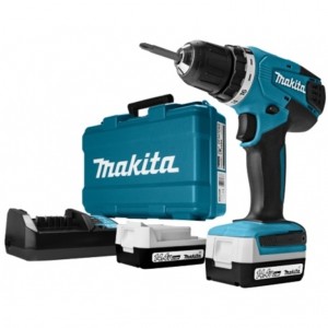 Дрель-шуруповерт аккумуляторный 14.4В 1.3Ач (2 АКБ Li-Ion, кейс) MAKITA DF347DWE MAKITA