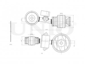 Опора двигателя передняя правая RMP-15126 UNIO