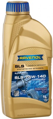 Трансмиссионное масло RAVENOL Getriebeoel SLS 75W-140 GL-5 LS 1л 1221110001 1221110-001 RAVENOL