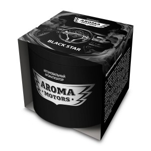 ароматизатор гелевый! 'Aroma Motors' BLACK STAR\ AC0171 GRASS