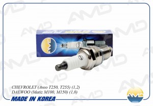 Свеча зажигания (Nickel) CHEVROLET Aveo T250, T255, 1,2, DAEWOO Matiz M100, M150 AMD.PL44 AMD